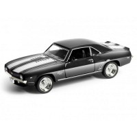 Машина Ideal 1:30-39 Chevrolet Camaro 1969 (черн. матов.)