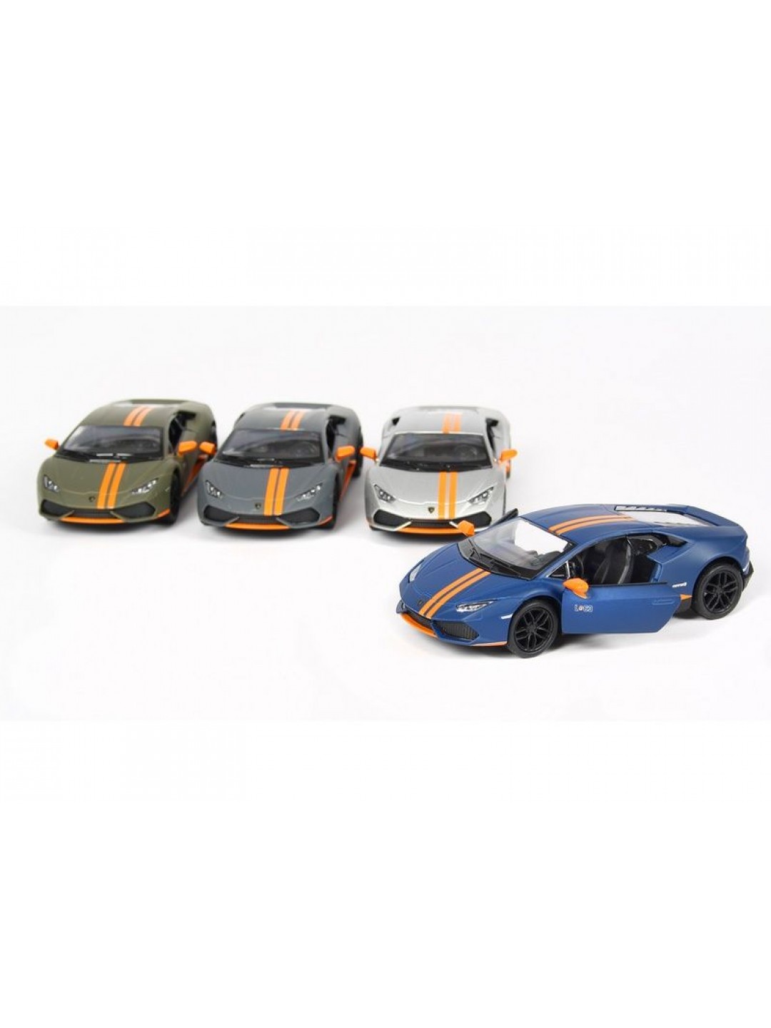 Машина Kinsmart 1:38 Lamborghini Huracan LP610-4 Avio Matte, инерция (1/12шт.) б/к