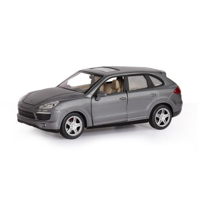 Машина "АВТОПАНОРАМА" Porsche Cayenne S, серый, 1/24, свет, звук, в/к 24,5*12,5*10,5 см