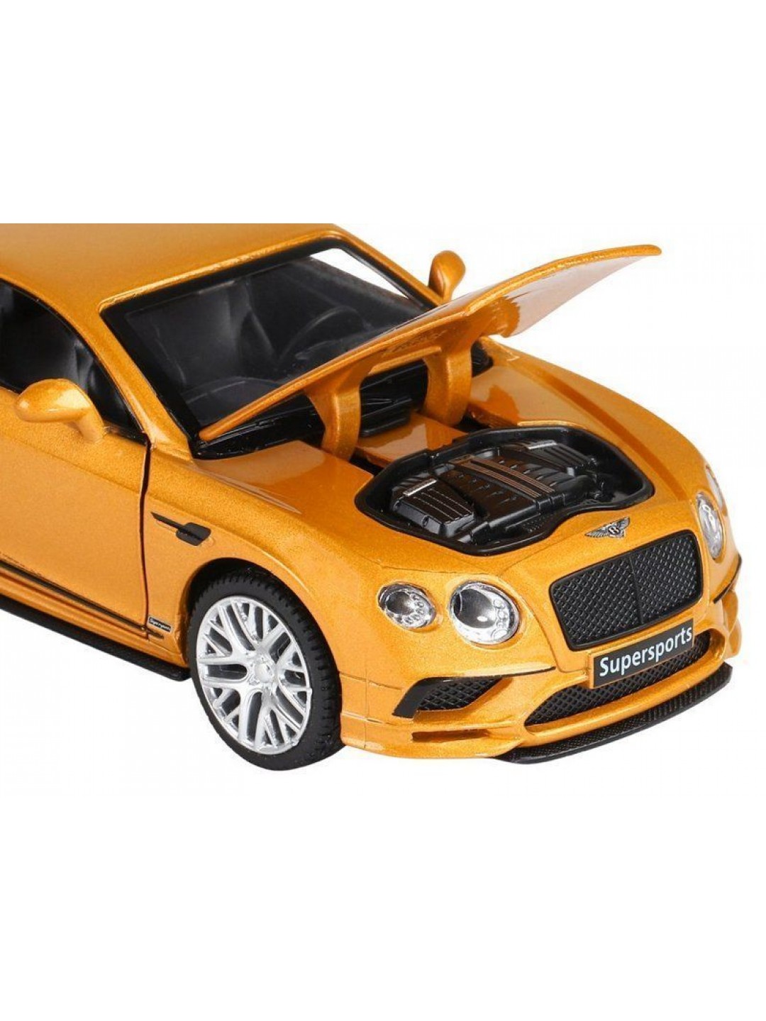Машина "АВТОПАНОРАМА" Bentley Continental Supersports, оранжевый, 1/32, в/к 17,5*12,5*6,5 см