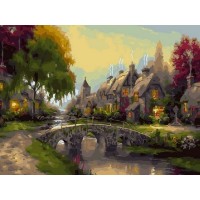 Картина по номерам 40х50 Сказочный вечер (28 цветов)