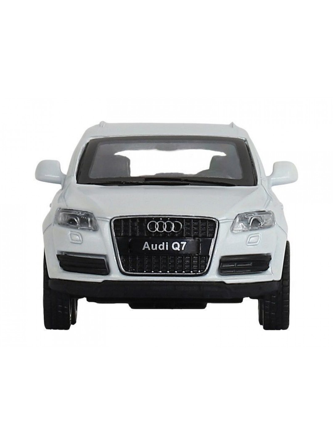 Машина "АВТОПАНОРАМА" Audi Q7, белый, 1/43, инерция, в/к 17,5*12,5*6,5 см