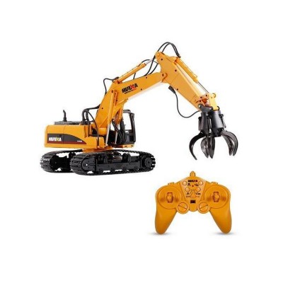 Радиоуправляемый экскаватор c шаровым захватом HUI NA TOYS 2.4G 16CH 1/14 RTR
