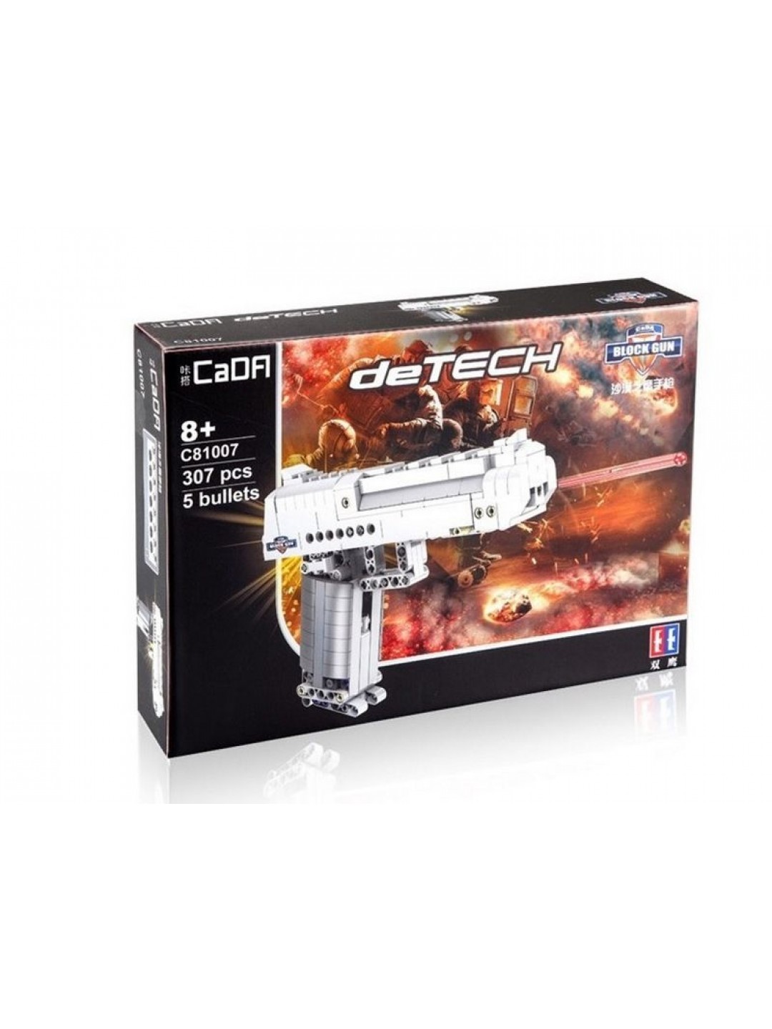 Конструктор CADA deTech пистолет Desert Falcon (307 деталей)