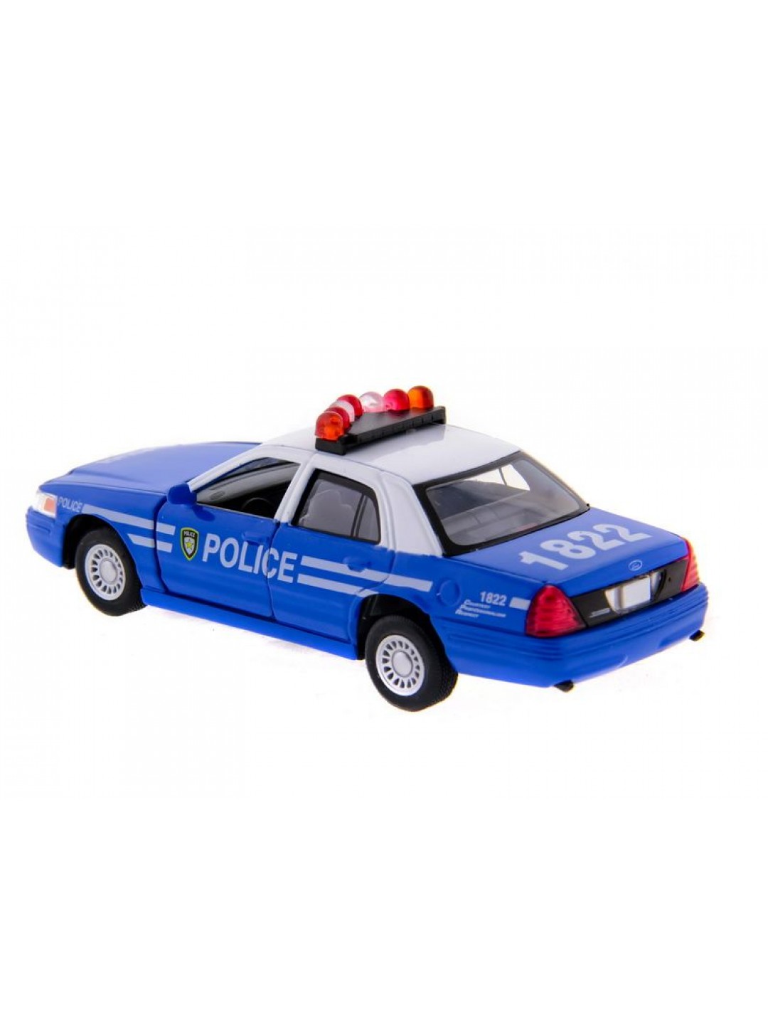 Машина Kinsmart "Ford Crown Victoria" (police) инерция (1/12шт) 1:42 б/к