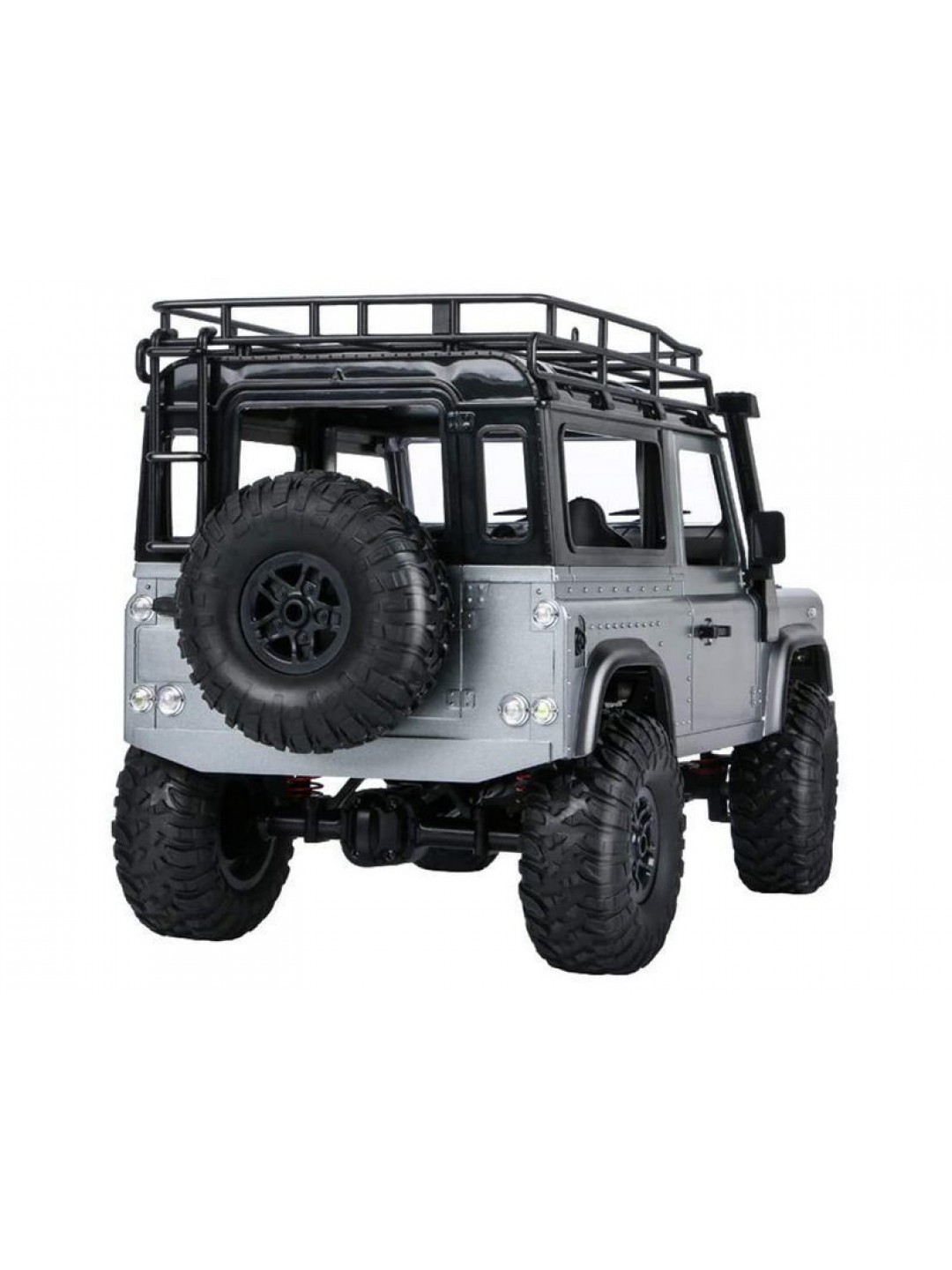 Радиоуправляемая машина MN MODEL англ. внедорожник Defender  D90 (серебристый) 4WD 2.4G 1/12 RTR