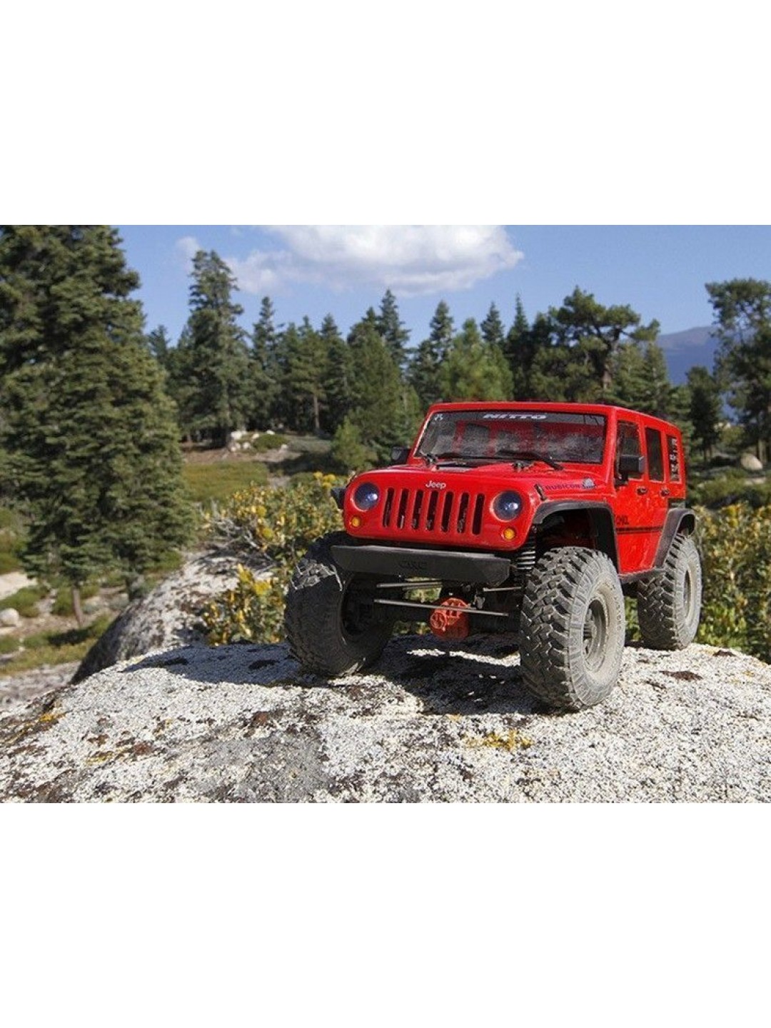Модель для трофи 1:10 Axial SCX10 II 2017 Wrangler 4WD, электро, RTR (AX90060)