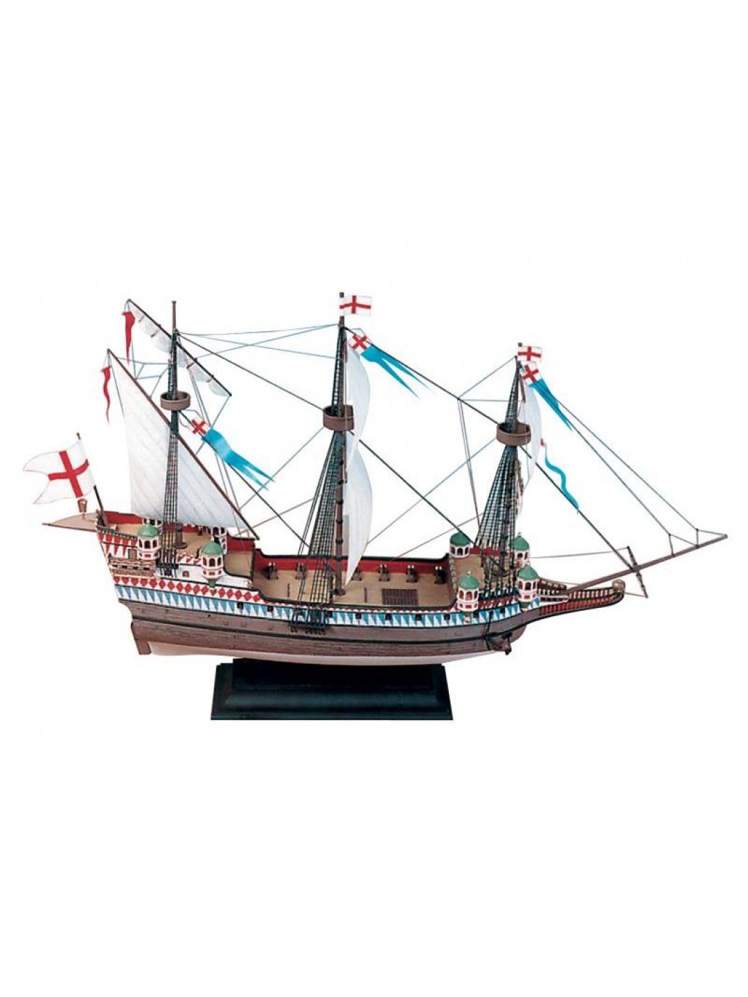 Сборная модель ZVEZDA Галеон «Элизабет» Эскадры Френсиса Дрейка 1588 г., 1/200