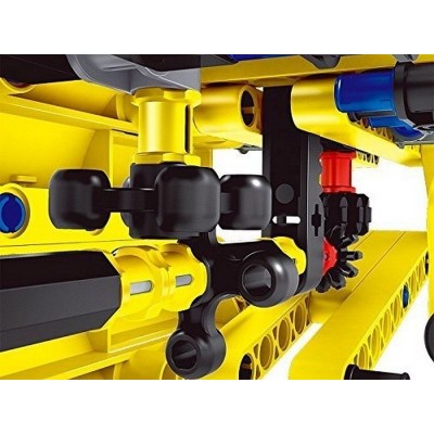 Конструктор Qihui Mechanical Master 2 в 1 Самосвал и Самолет (361 деталь)