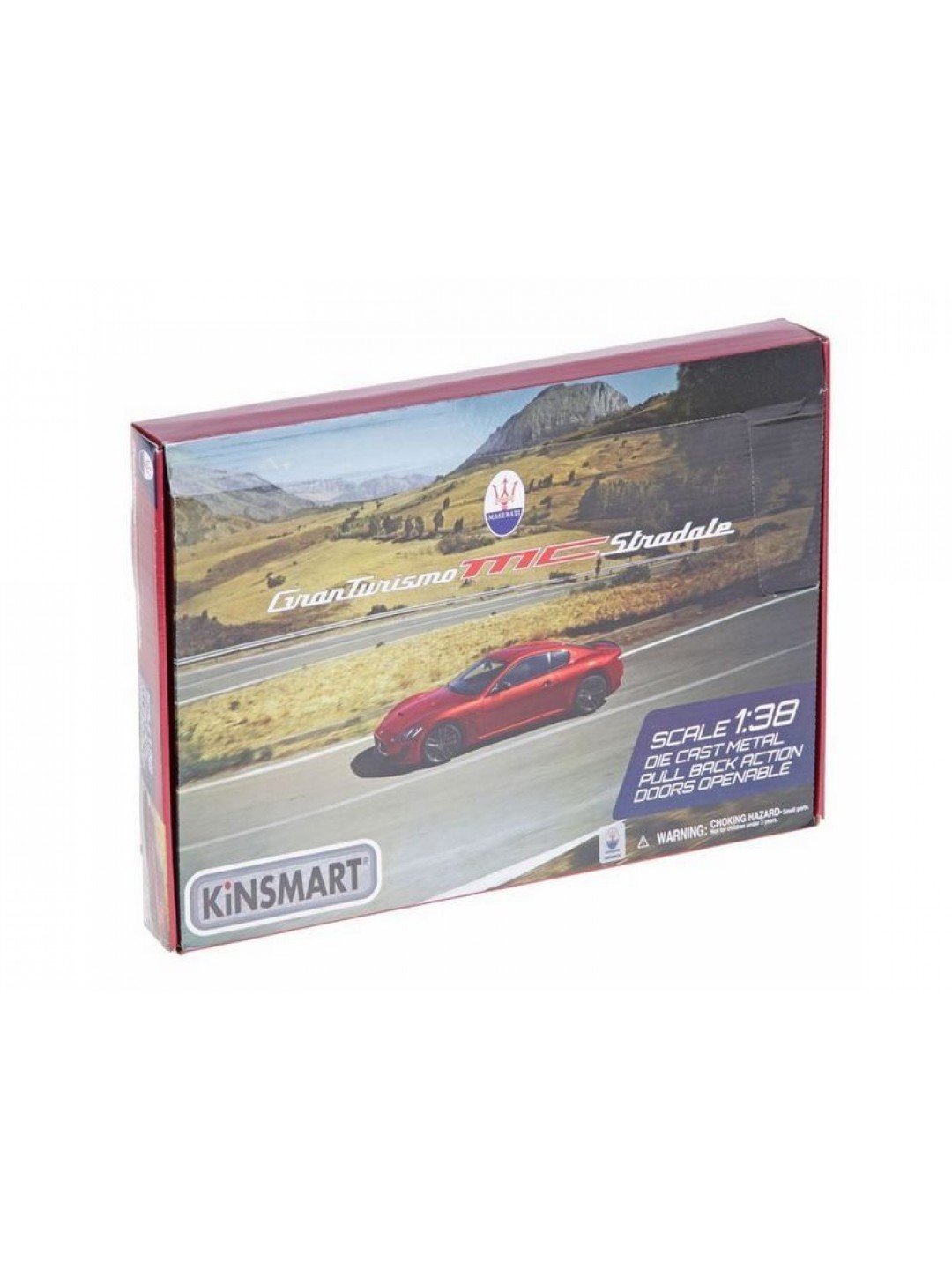 Машина Kinsmart 1:38 Maserati GranTurismo MC Stradale инерция (1/12шт.) б/к