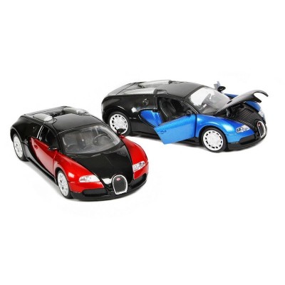 Машина MZ Bugatti Veyron 25075C 1/32 музыка, свет, инерция (1/12шт.) б/к