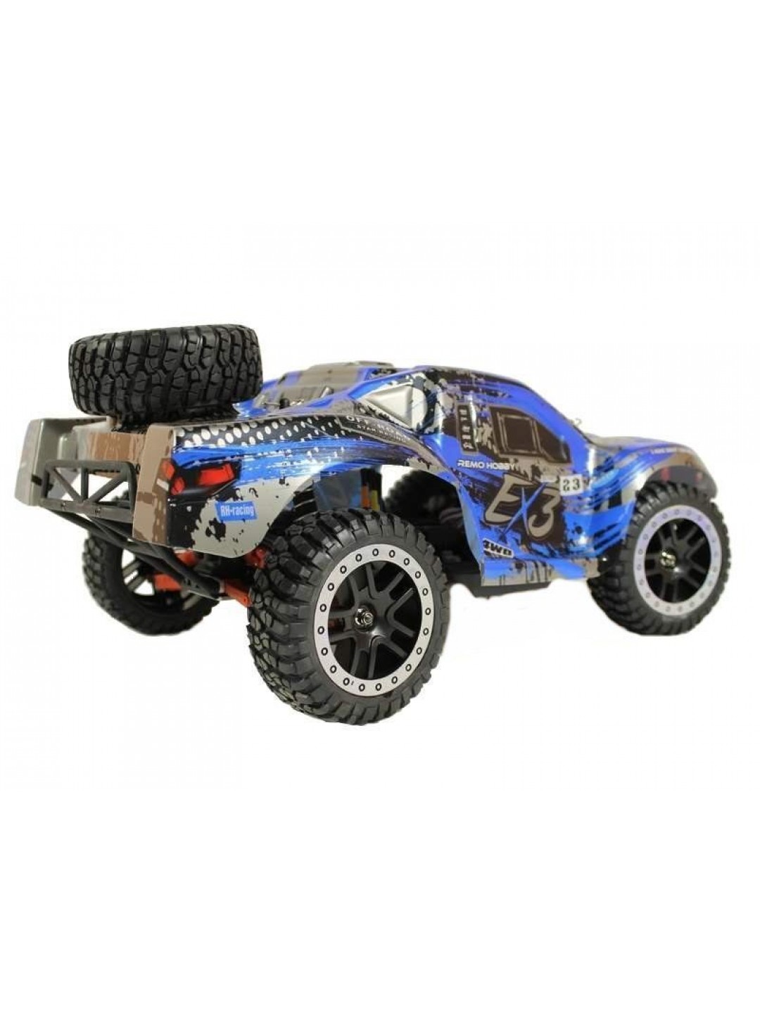Радиоуправляемый шорт-корс Remo Hobby EX3 Brushless UPGRADE (синий) 4WD 2.4G 1/10 RTR