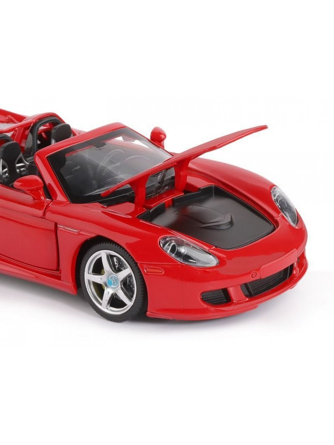 Машина "АВТОПАНОРАМА" Porsche Carrera GT, красный, 1/24, свет, звук, в/к 24,5*12,5*10,5 см