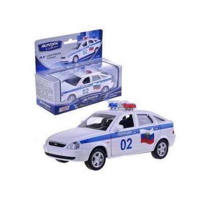 Машина Autotime "LADA PRIORA" полиция 1:36