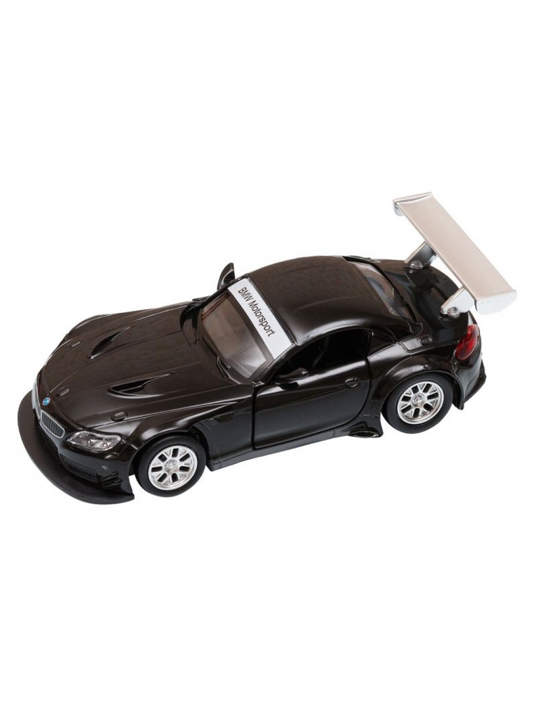 Машина "АВТОПАНОРАМА" BMW Z4 GT3, 1/38, черный, инерция, откр. двери, в/к 17,5*12,5*6,5 см