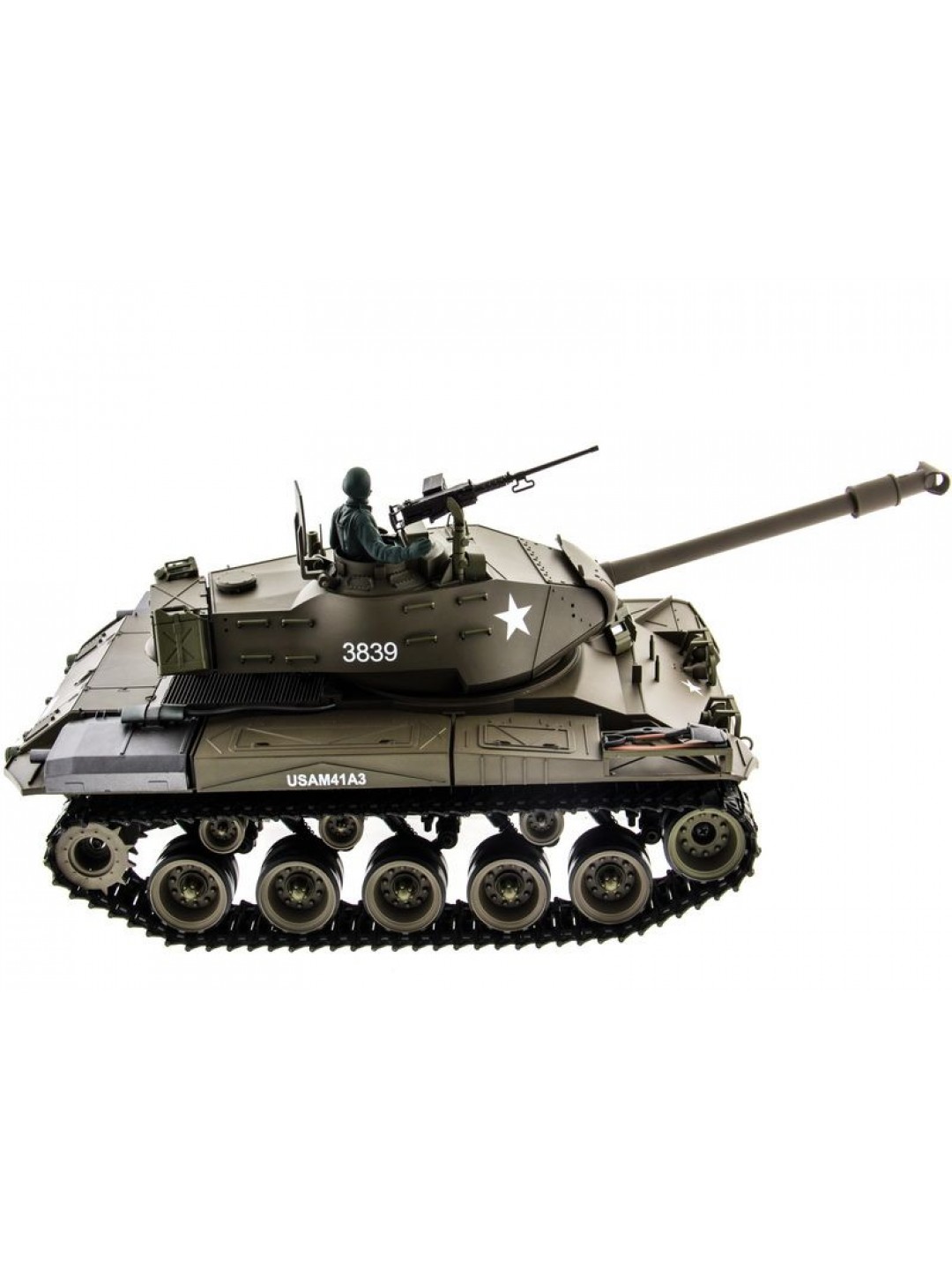Р/У танк Heng Long 1/16 Walker Bulldog - M41A3 "Бульдог" 2.4G RTR