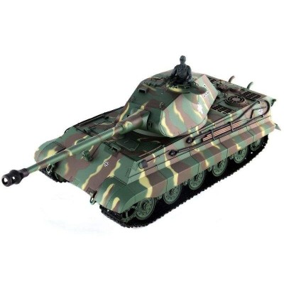 Радиоуправляемый танк Heng Long King Tiger (башня Porsche) Upgrade V6.0  2.4G 1/16 RTR
