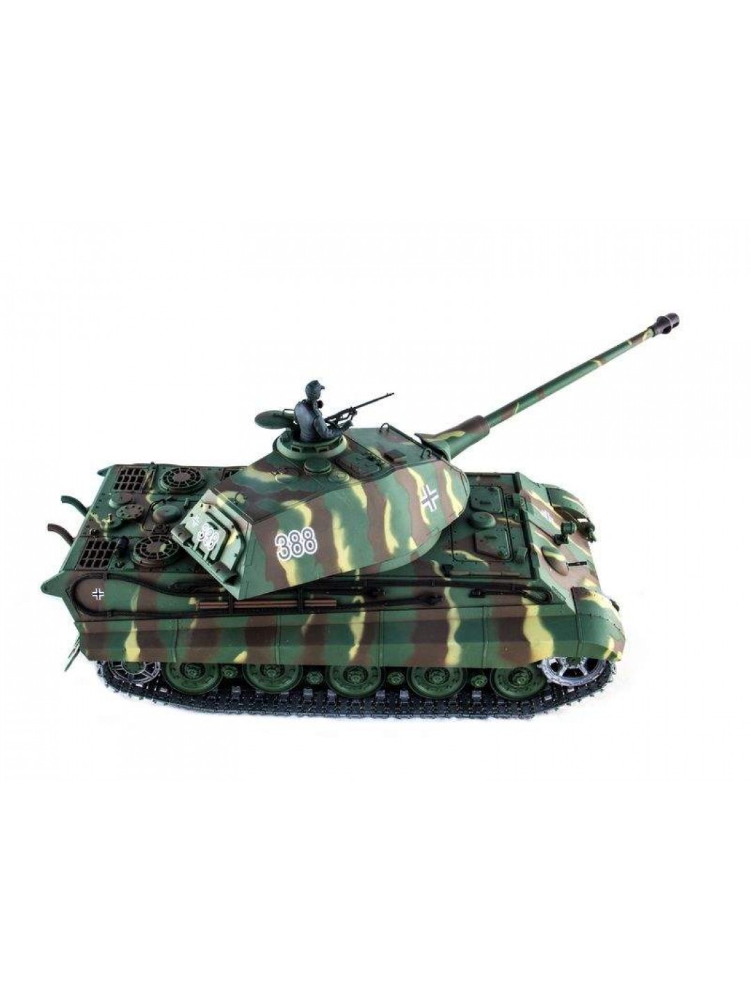 Радиоуправляемый танк Heng Long King Tiger (башня Porsche) Professional V6.0  2.4G 1/16 RTR