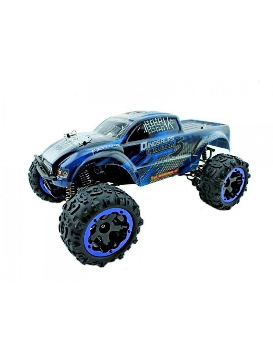 Радиоуправляемый монстр Remo Hobby Dinosaurs Master TWINS MOTOR (синий) 4WD 2.4G 1/8 RTR