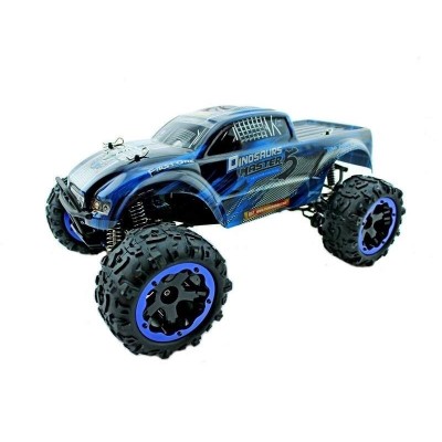 Радиоуправляемый монстр Remo Hobby Dinosaurs Master TWINS MOTOR (синий) 4WD 2.4G 1/8 RTR