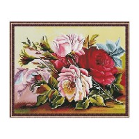 Картина мозаикой с нанесенной рамкой 40х50 КРАСОТА ЦВЕТОВ (37 цветов) Картина мозаикой с нанесенной рамкой 40х50 КРАСОТА ЦВЕТОВ (37 цветов)