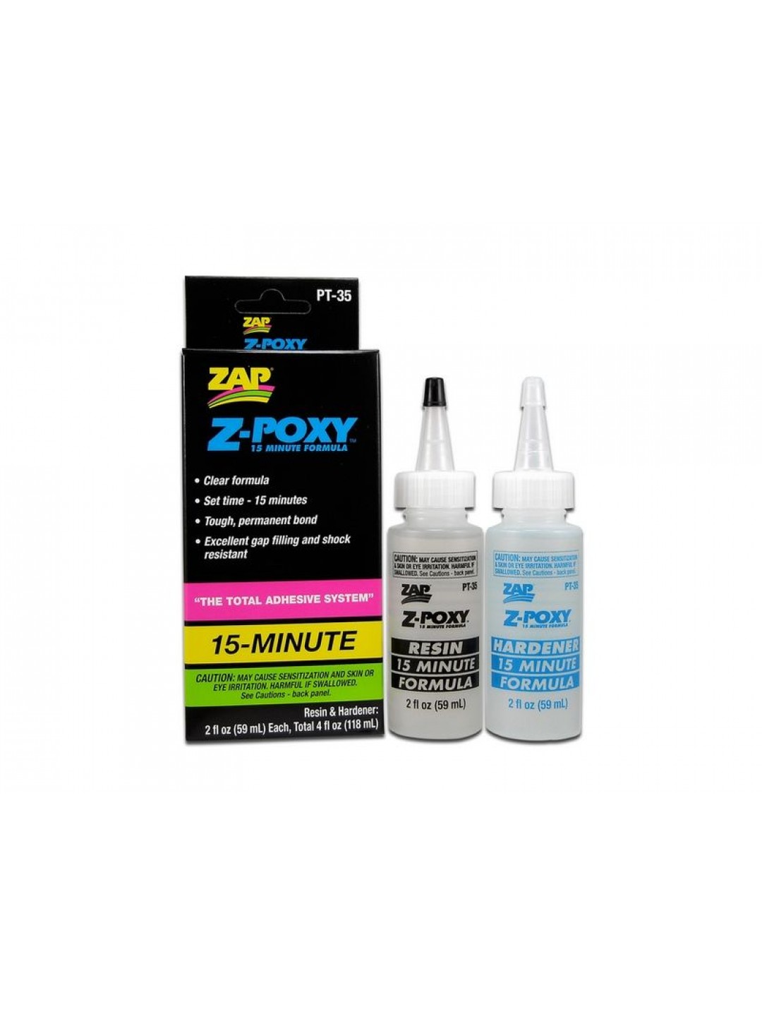 Эпоксидная смола ZAP Z-Poxy 15мин., двухкомпонентная, 118мл (sets)