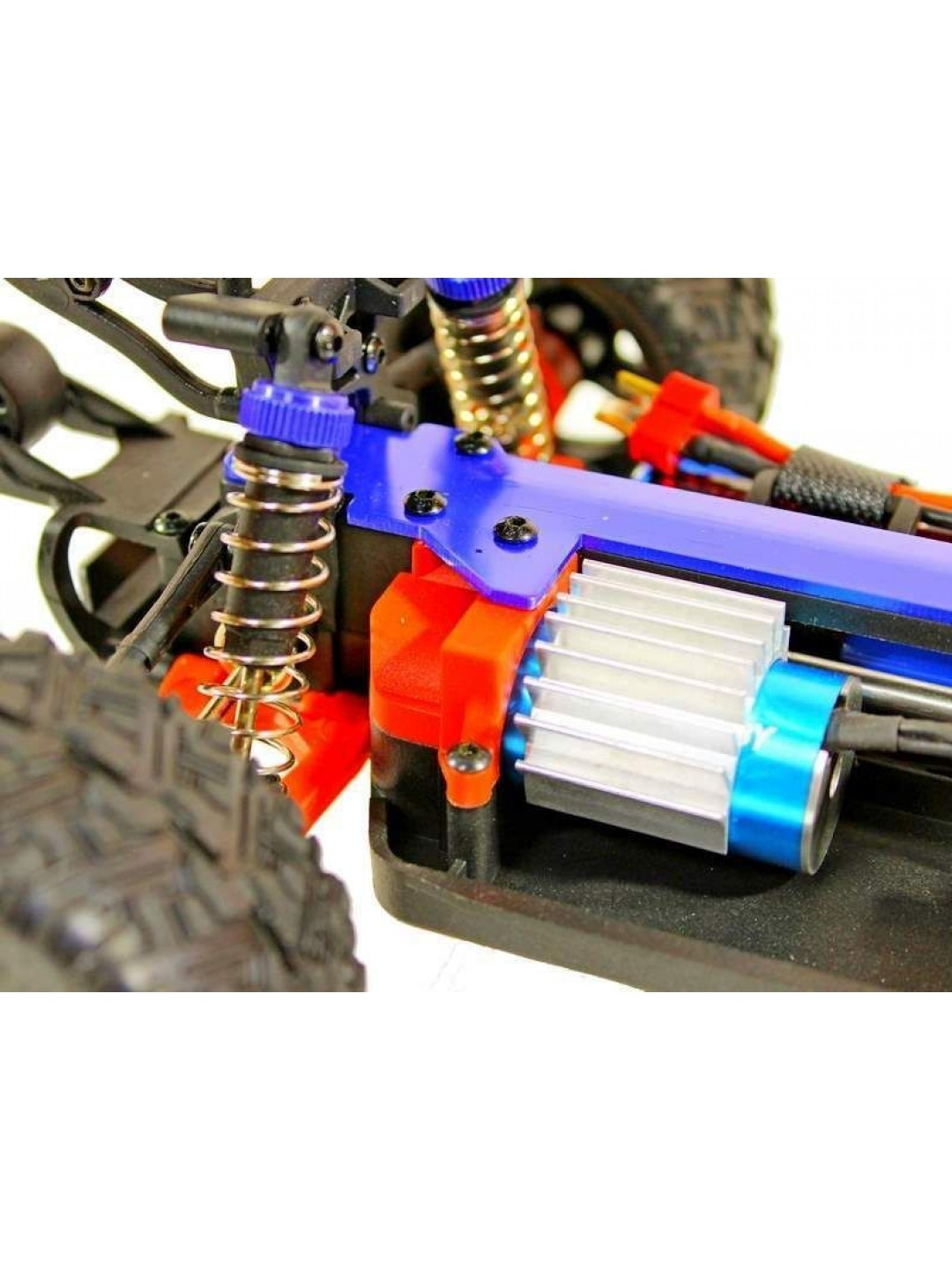 Радиоуправляемая трагги Remo Hobby S EVO-R Brushless UPGRADE (синяя) 4WD 2.4G 1/16 RTR