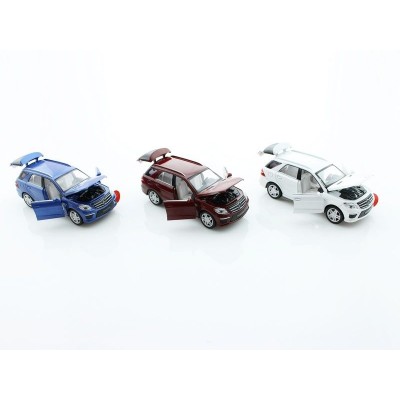 Машина 1:32 Mercedes-Benz ML63 AMG свет, звук, инерция 15см (1/12шт) б/к