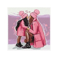 Картина по номерам 30Х30 КАК НА МАМУ Я ПОХОЖА (27 цветов) Картина по номерам 30Х30 КАК НА МАМУ Я ПОХОЖА (27 цветов)