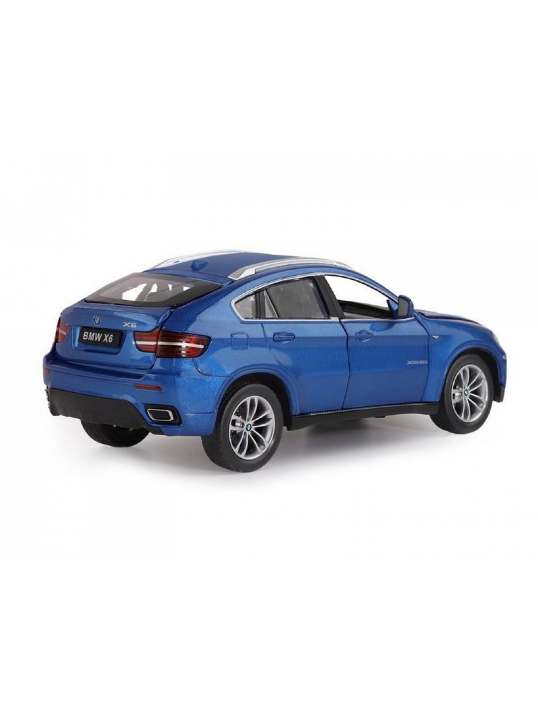 Машина "АВТОПАНОРАМА" BMW X6, синий, 1/26, звук, в/к 24,5*12,5*10,5 см