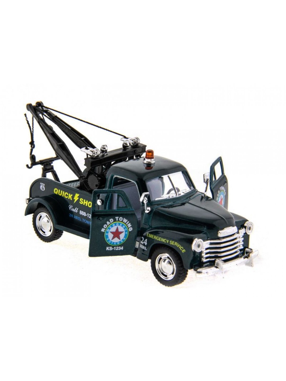 Машина Kinsmart 1953 Chevrolet 3100 Wreckler инерция (1/12шт.) 1:38 б/к