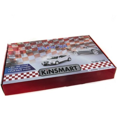 Машина Kinsmart 1:38 BMW X6 инерция (1/12шт.) б/к