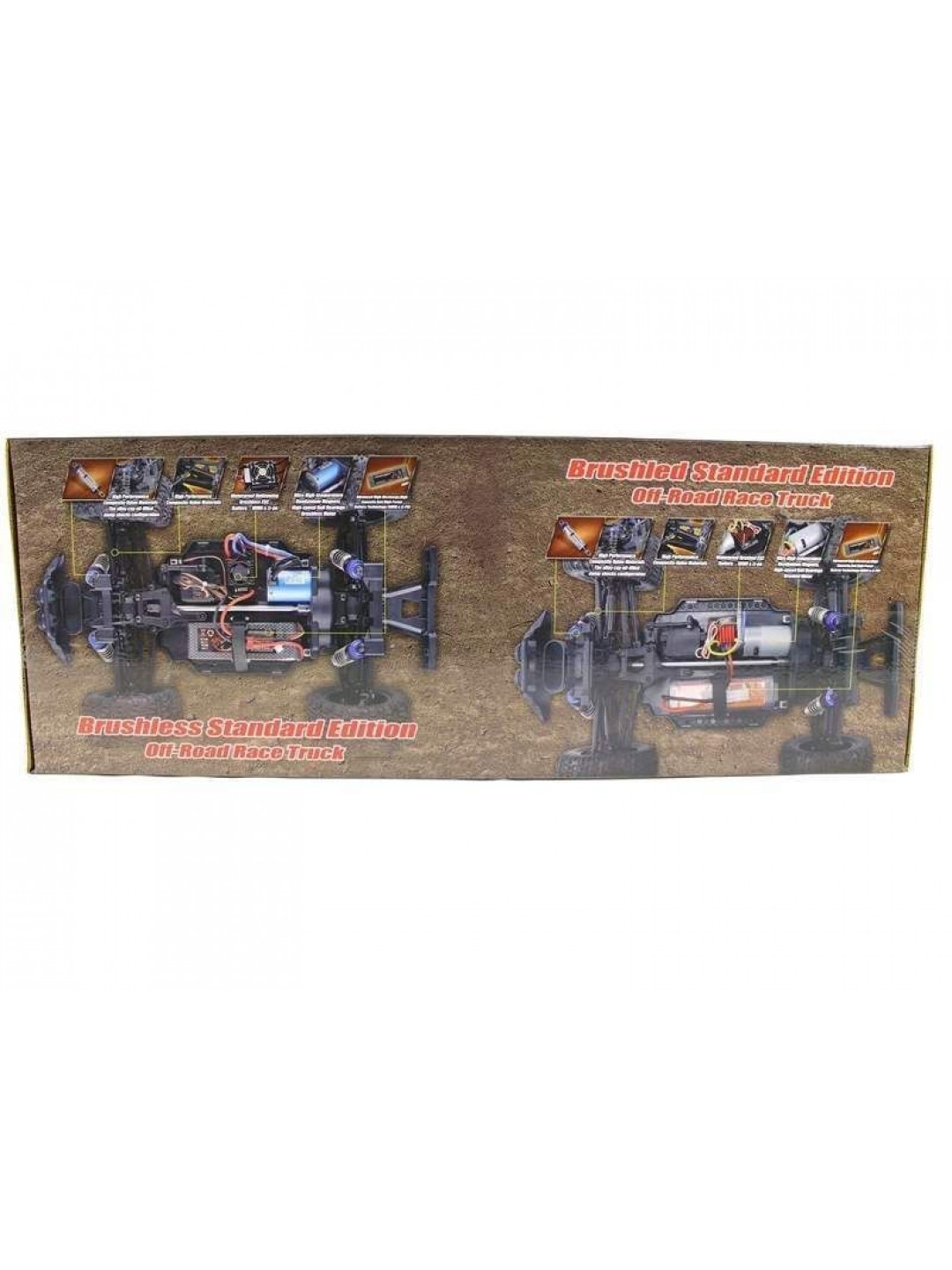 Радиоуправляемый монстр Remo Hobby MMAX Brushless UPGRADE (синий) 4WD 2.4G 1/10 RTR