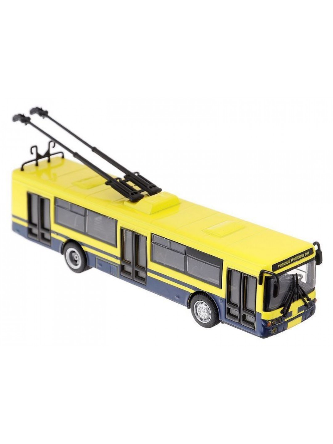 Машина АВТОПАРК 1:72 Троллейбус ЛИАЗ 5292 6547 в асс. инерция (1/12шт.) б/к