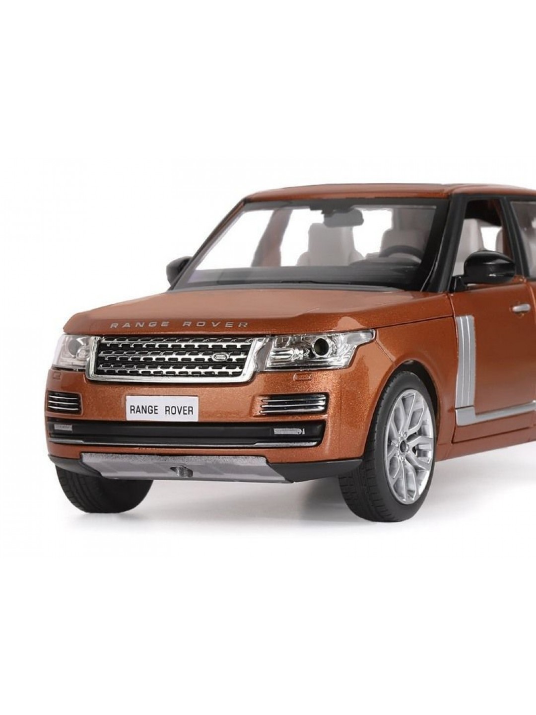 Машина "АВТОПАНОРАМА" Range Rover, оранжевый, 1/26, свет, звук, в/к 24,5*12,5*10,5 см
