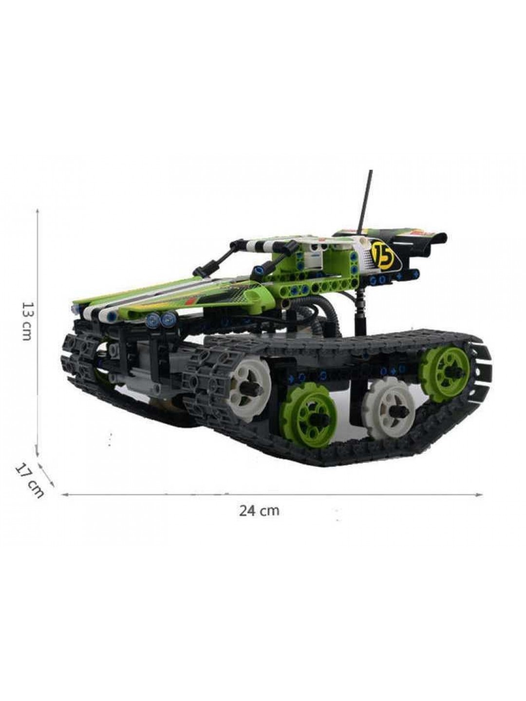 Р/У конструктор Qihui Mechanical Master Скоростной вездеход (353 детали), зеленый