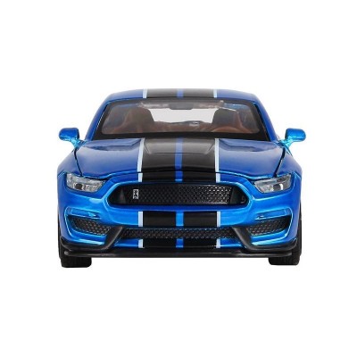 Машина "АВТОПАНОРАМА" Ford Shelby GT350, синий, 1/32, свет, звук, инерция, в/к 17,5*13,5*9 см