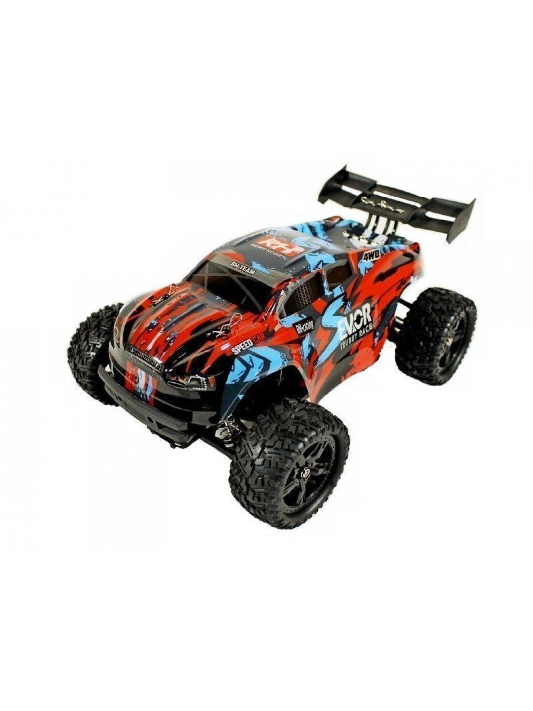 Радиоуправляемая трагги Remo Hobby S EVO-R Brushless (красная) 4WD 2.4G 1/16 RTR