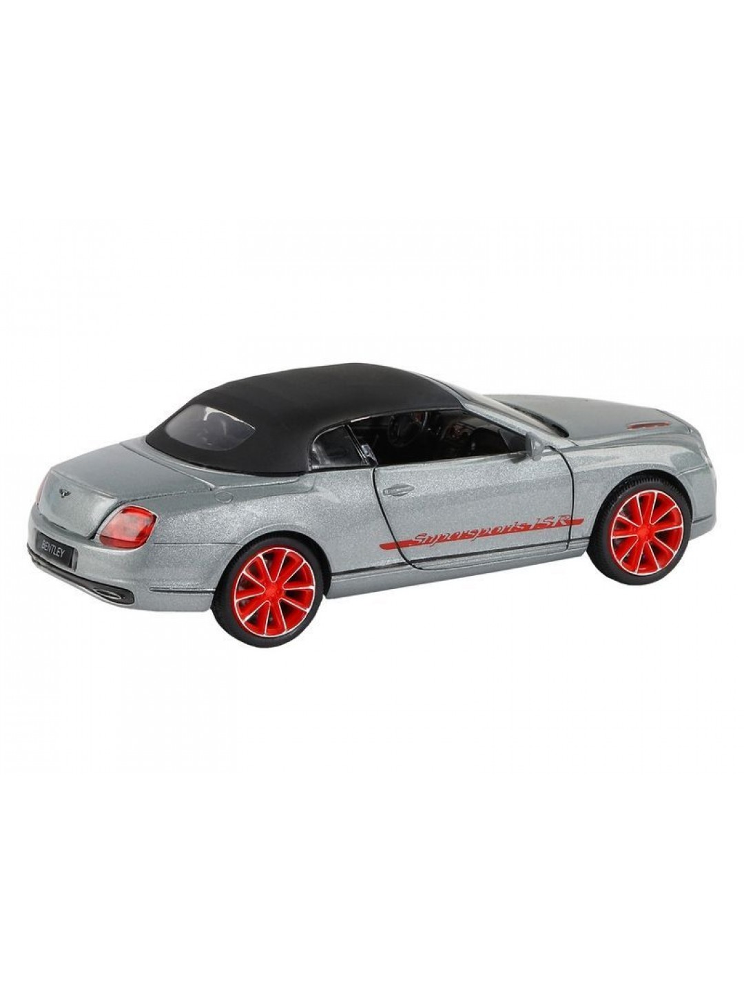 Машина "АВТОПАНОРАМА" Bentley Continental Supersports ISR, серебряный, 1/32, в/к 17,5*13,5*9 см
