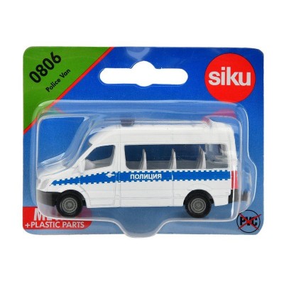 Микроавтобус Siku 0806RUS Полиция, 8 см, белый
