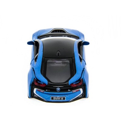Машина Kinsmart BMW i8 инерция (1/12шт.) 1:36 б/к