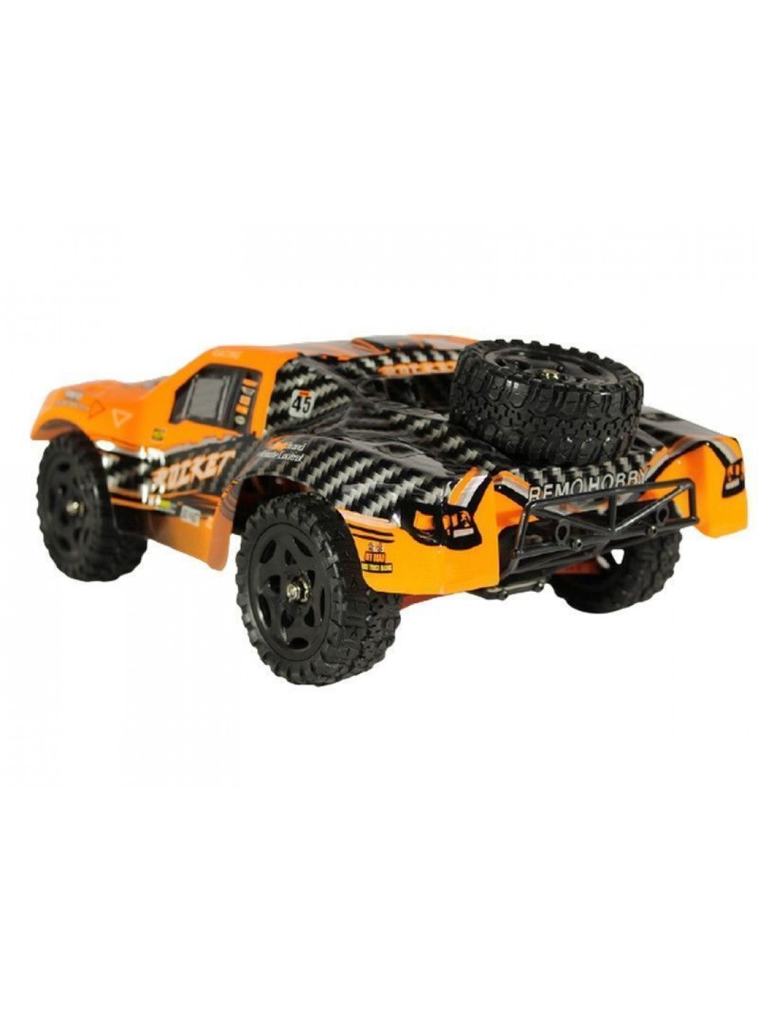 Радиоуправляемый шорт-корс Remo Hobby Rocket Brushless UPGRADE V2.0 (оранжевый) 4WD 2.4G 1/16 RTR