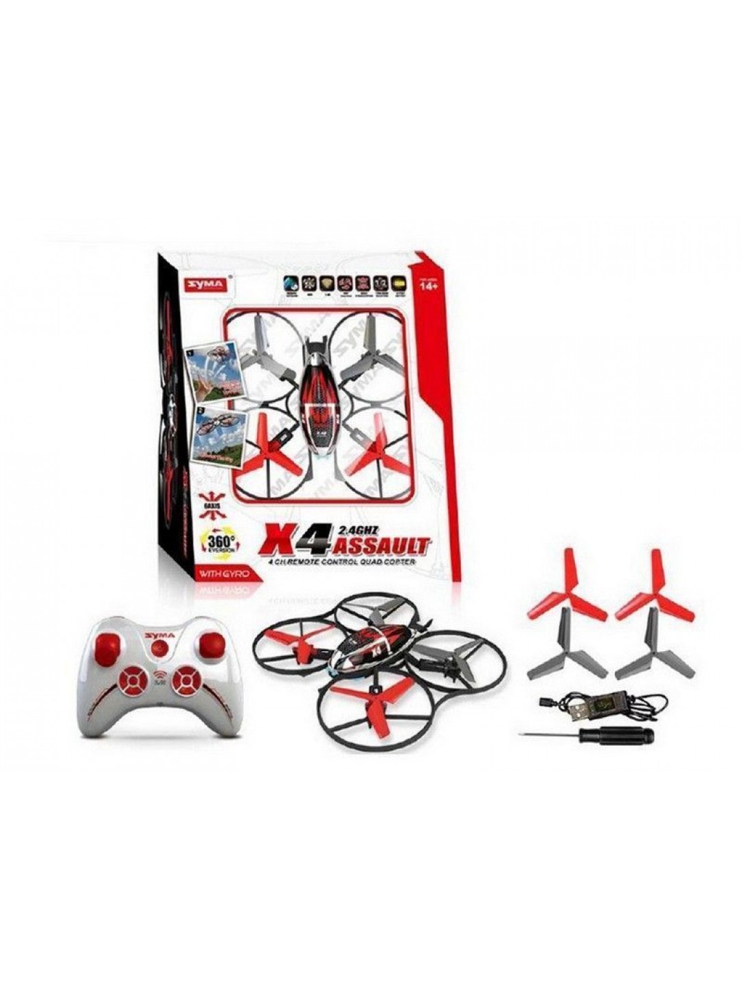 Р/У квадрокоптер Syma X4 Assault 2.4G 6-AXIS RTF