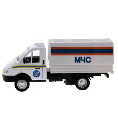 Машина "АВТОПАНОРАМА" "ГАЗель" (МЧС) 1/28, в/к 24*14*12 см