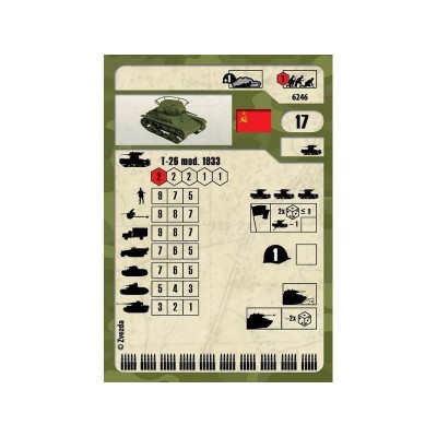 Сборная модель ZVEZDA Советский легкий танк Т-26 (обр. 1933г), 1/100