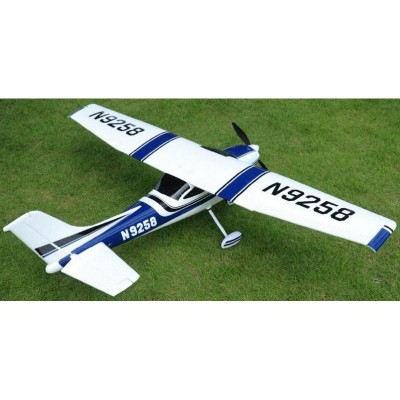 Радиоуправляемый самолет Top RC Cessna 182 500 class синяя 1410мм 2.4G 4-ch LiPo RTF Радиоуправляемый самолет Top RC Cessna 182 500 class синяя 1410мм 2.4G 4-ch LiPo RTF