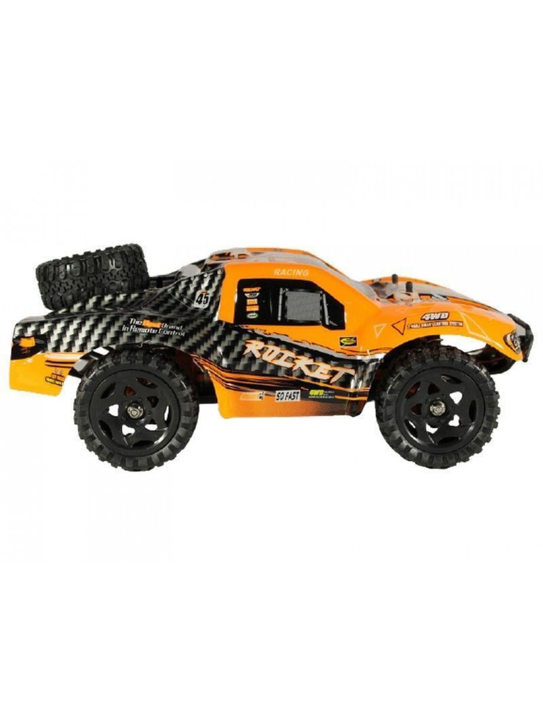 Радиоуправляемый шорт-корс Remo Hobby Rocket Brushless UPGRADE V2.0 (оранжевый) 4WD 2.4G 1/16 RTR