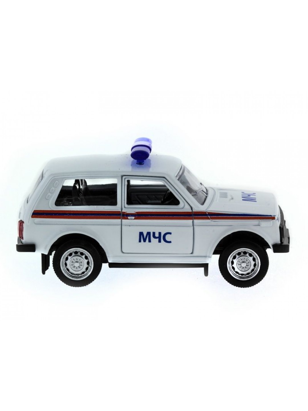 Машина "АВТОПАНОРАМА" инерц. ВАЗ 2121 1/50, в/к 12*7*5,5 см, белая