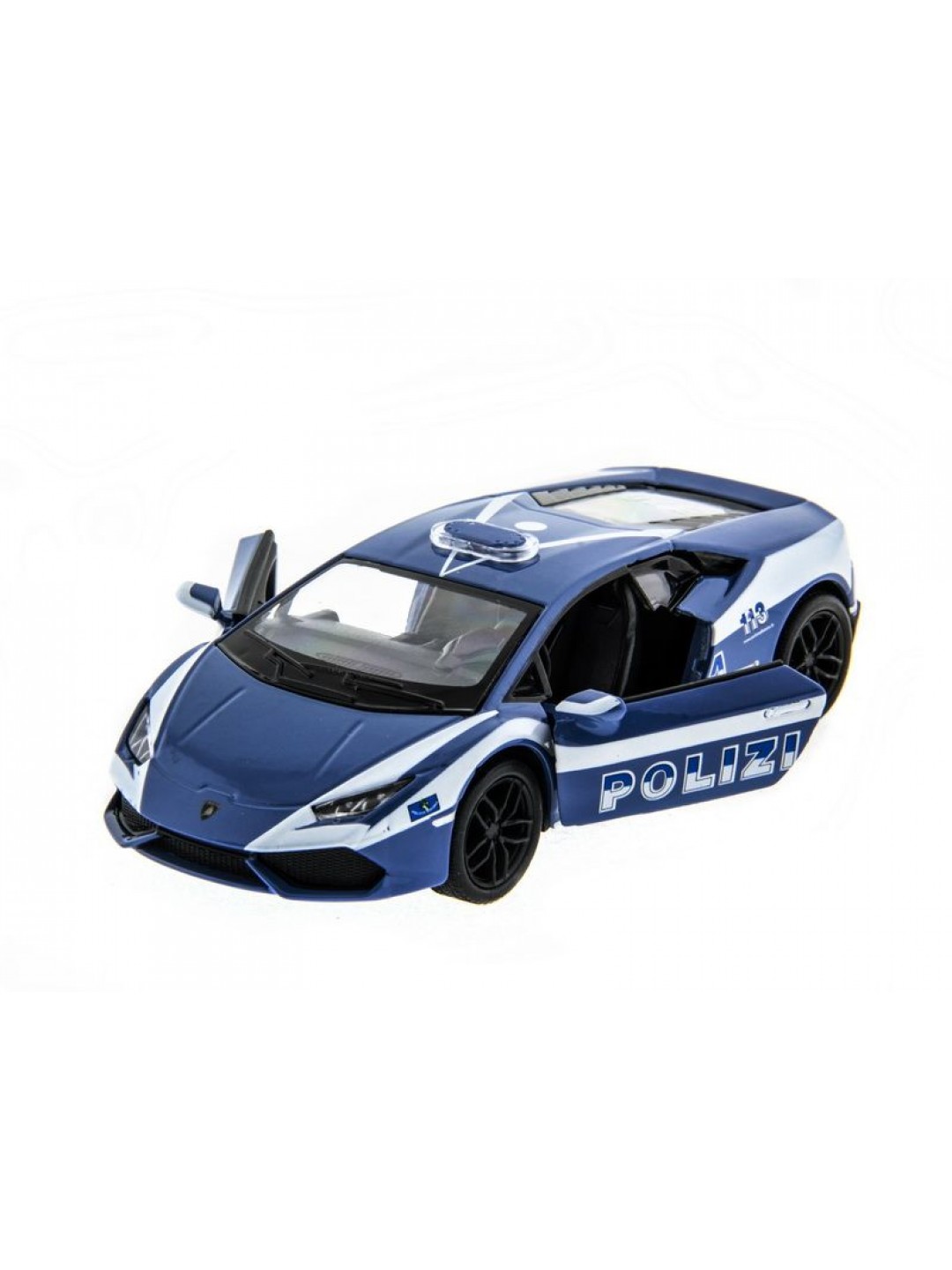 Машина Kinsmart Lamborghini Huracan (Police) инерция (1/12шт.) 1:36 б/к