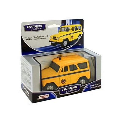 Машина Autotime "UAZ 31514" милиция СССР 1:36